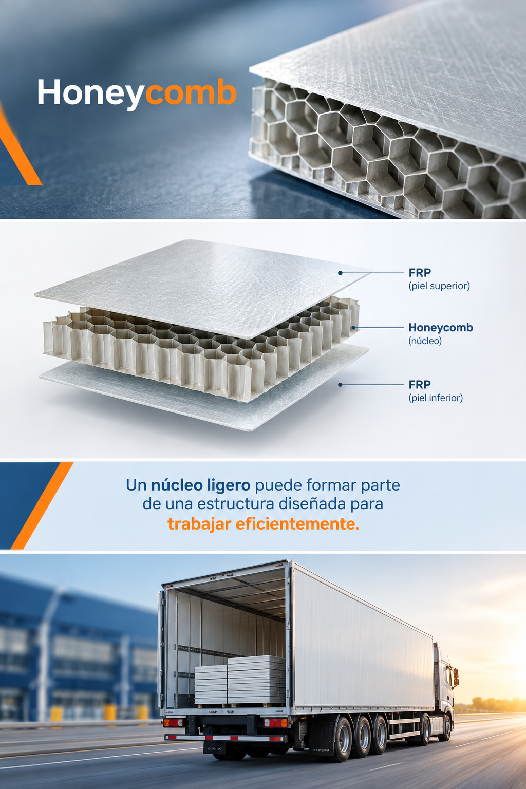 Honeycomb pulfiber frp 